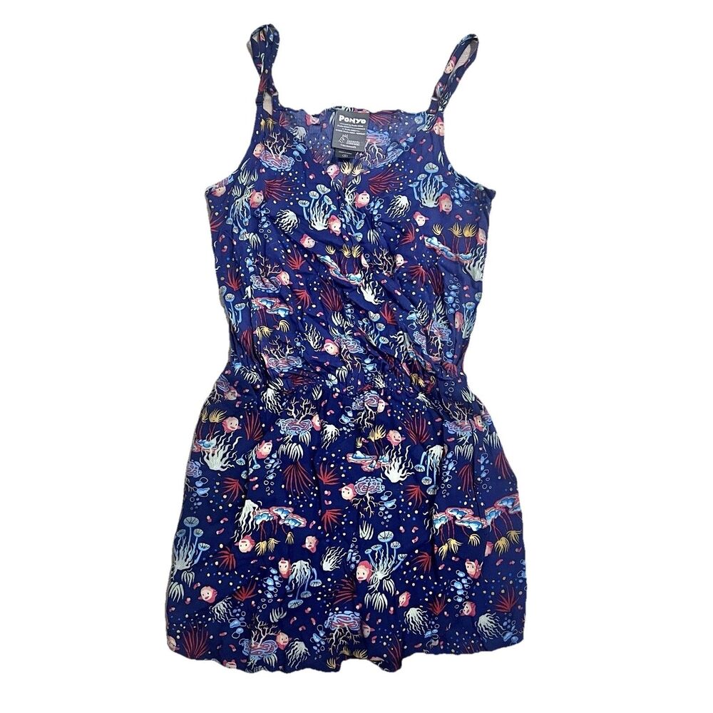 PONYO Studio Ghibli 2008 Small S Rayon Blue Romper Jumper by Her Universe